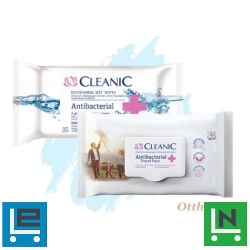 Cleanic antibakteriális frissítő törlőkendő Antibacterial 15 db