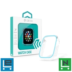 Apple Watch szilikon védőtok - Devia Luminous Series Shockproof Case For iWatch - 40 mm - kék