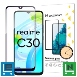 Wozinsky Full Glue Edzett üveg edzett üveg Realme C30 / Realme Narzo 50i Prime 9H teljes képerny?