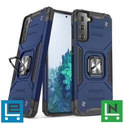 Wozinsky Ring Armor Tough Hybrid Case Cover + Magnetic Mount Samsung Galaxy S22 + (S22 Plus) Kék