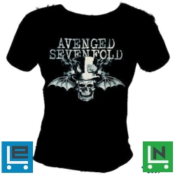 Avenged Sevenfold, női zenekaros póló, kifutó termék, S