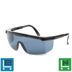 Professzionális védőszemüveg szemüvegeseknek, UV védelemmel - füst / szürke