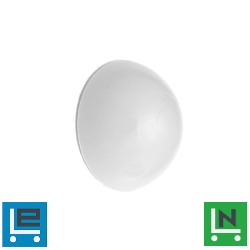Ajtóütköző öntapadó félgömb d=30mm fehér