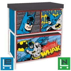 Batman játéktároló állvány 3 rekeszes 53x30x60 cm