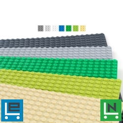 WANGE(R) 8803 | lego-kompatibilis alaplap | 24x48 sötétzöld
