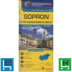 Sopron várostérkép (+Győr-Moson-Sopron megye térképe)