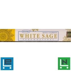 White Sage / Fehér zsálya Deepika füstölő
