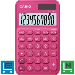 Zsebszámológép 10 digit Casio SL 310 rózsaszín