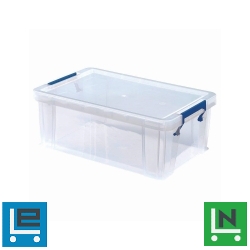 Tároló doboz, műanyag 10 liter, Fellowes(R) ProStore átlátszó