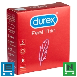 Durex óvszer 3db Feel Thin