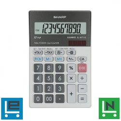 Sharp EL-M711G Asztali számológép Grey