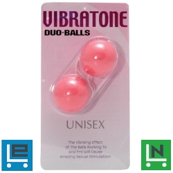 Vibratone Duo Balls Pink Blistercard