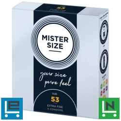 MISTER SIZE 53 mm Condoms 3 pieces