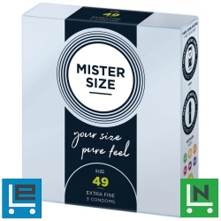 MISTER SIZE 49 mm Condoms 3 pieces
