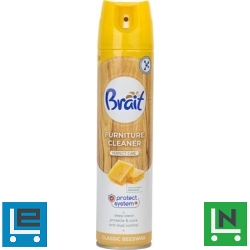 Felülettisztító, spray, 0,35 l, "Brait Classic", méhviaszos