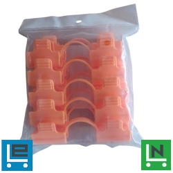 Műanyag rögzítő klipszek fóliasátorhoz (Ø12mm-es PVC rúdhoz) - 10db