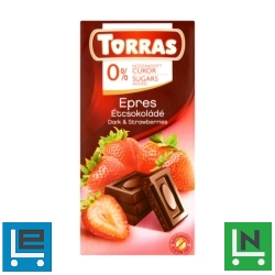 Torras Epres étcsokoládé hozzáadott cukor nélkül 75g