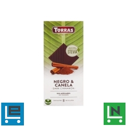 Torras Stevia Fahéjas étcsokoládé hozzáadott cukor nélkül, édesítőszerrel 125g
