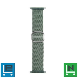 Phoner Hook Apple Watch csatos fonott szövet szíj, 38/40/41mm, zöld