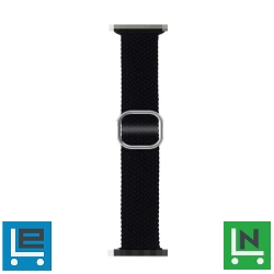 Phoner Hook Apple Watch csatos fonott szövet szíj, 38/40/41mm, fekete