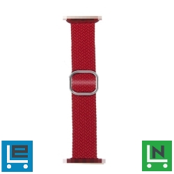 Phoner Hook Apple Watch csatos fonott szövet szíj, 49/45/44/42mm, piros