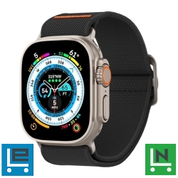 Spigen Lite Fit Ultra Apple Watch 49/45/44/42mm szövet szíj, fekete