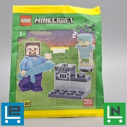Lego Minecraft figura kék karddal 662317