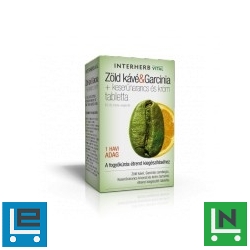 Zöld kávé&Garcinia tabletta 60 db