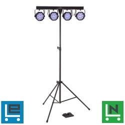 Soundsation 4LEDKIT-PARTY - Komplett 4-PAR LED világítás szett