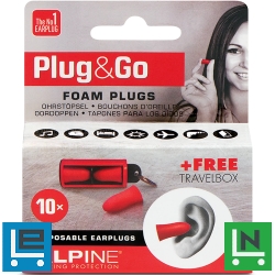 Alpine Plug&Go Általános füldugó kulcstartós tárolóval