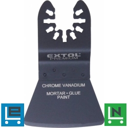 Extol Prémium tartalék vágófej, 52 mm, a 417200 és 417220 géphez, szénacél, használható: festékhez, ragasztóhoz, malterhez