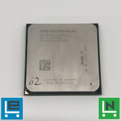 AMD A6-3500 2,4GHz FM1 használt 3 magos processzor CPU AD3500OJZ33GX