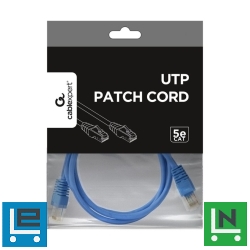 Kábel UTP CAT 5E patch kábel 1 m kék Gembird (PP12-1M/B)